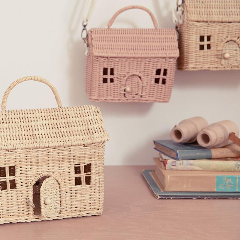 Rattan Casa Clutch - Straw - Image 3