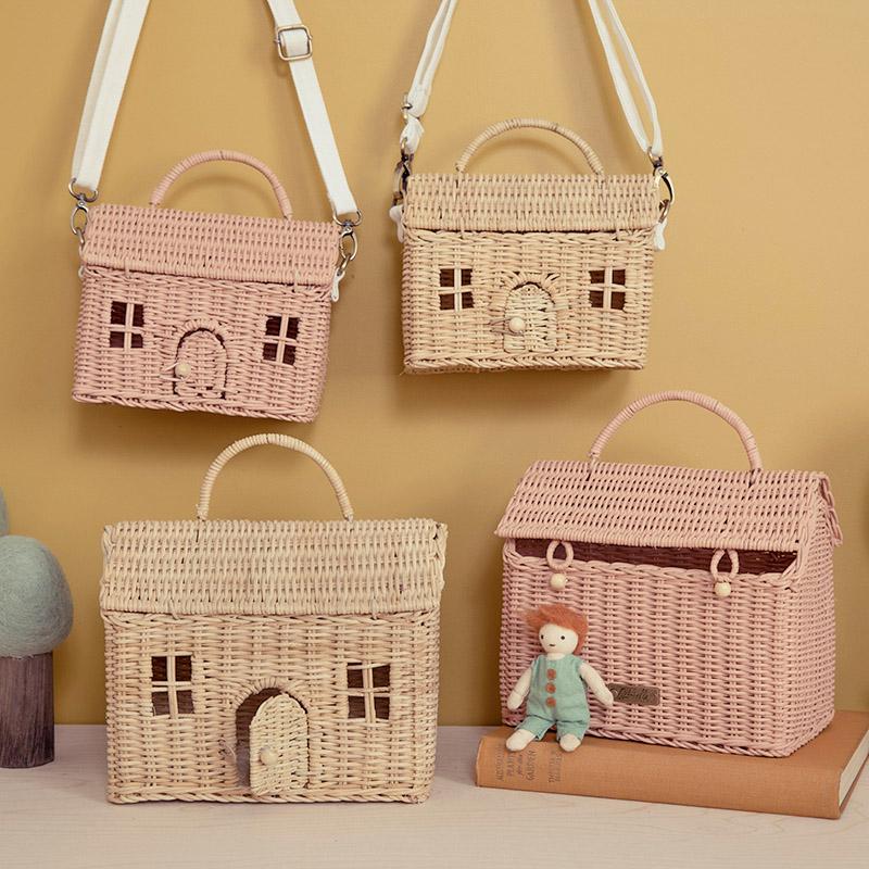 Rattan Casa Clutch - Straw - Image 5