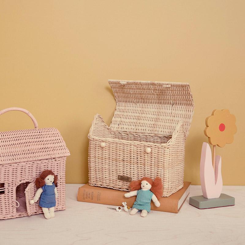 Rattan Casa Clutch - Straw - Image 6