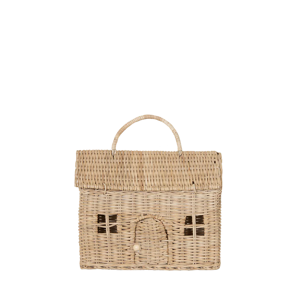 Rattan Casa Clutch - Straw - Image 7