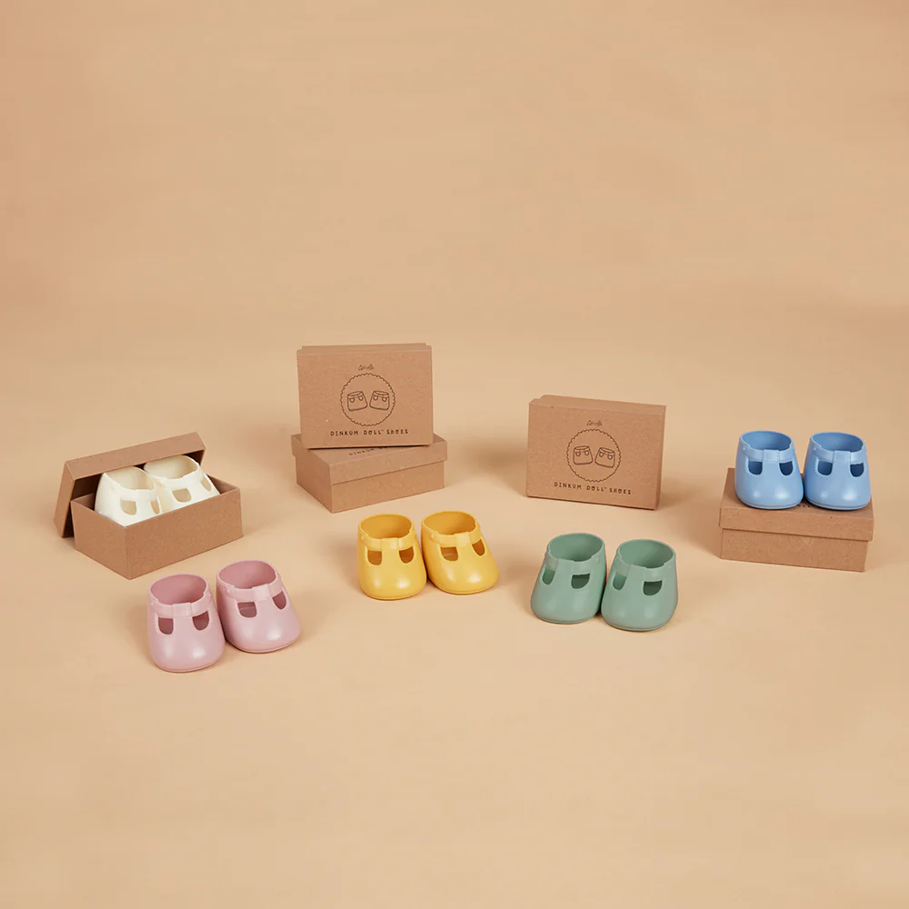 Dinkum Dolls Shoes - Cream - Image 10