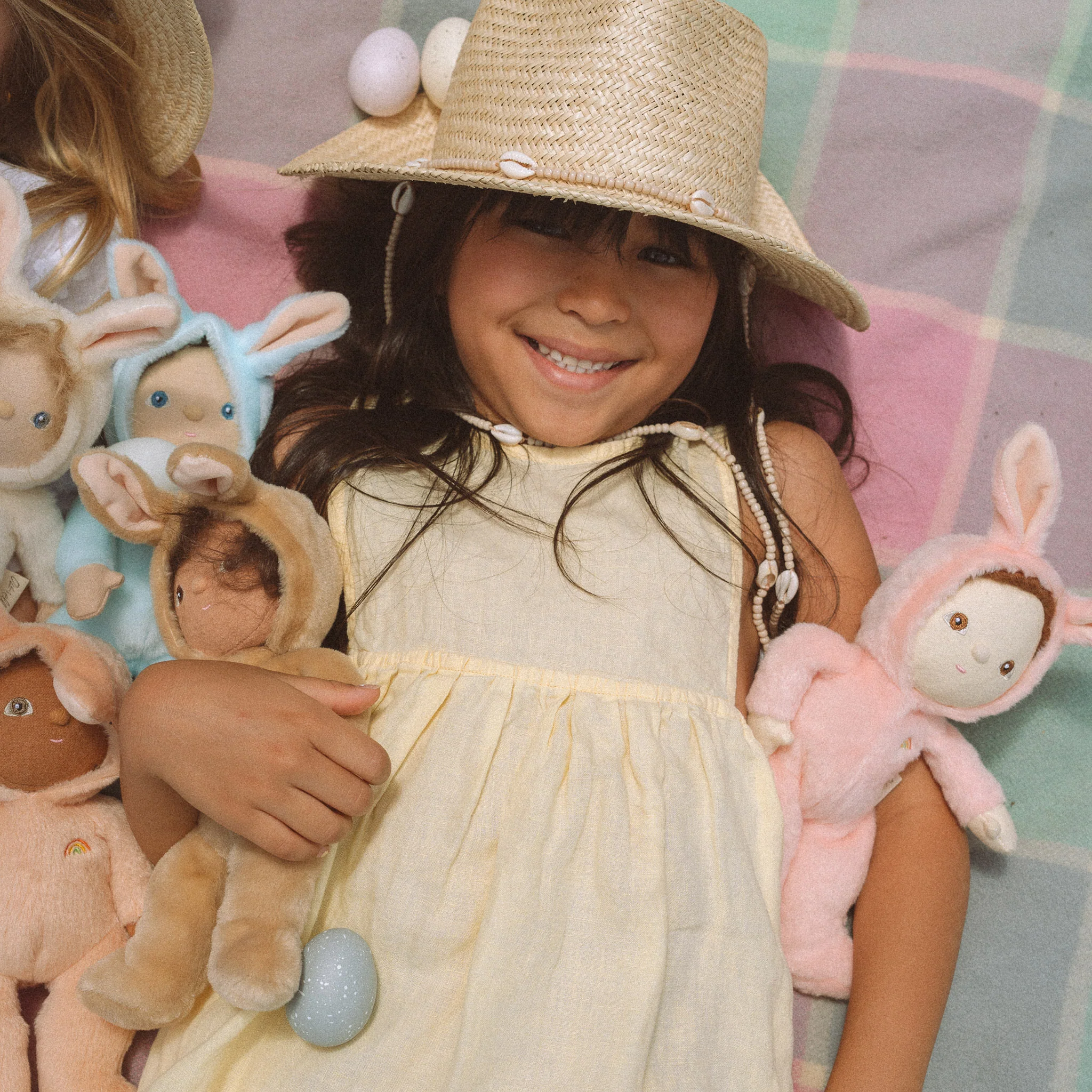 Dinky Dinkums Fluffle Family - Bucky Bunny / Latte - Image 3