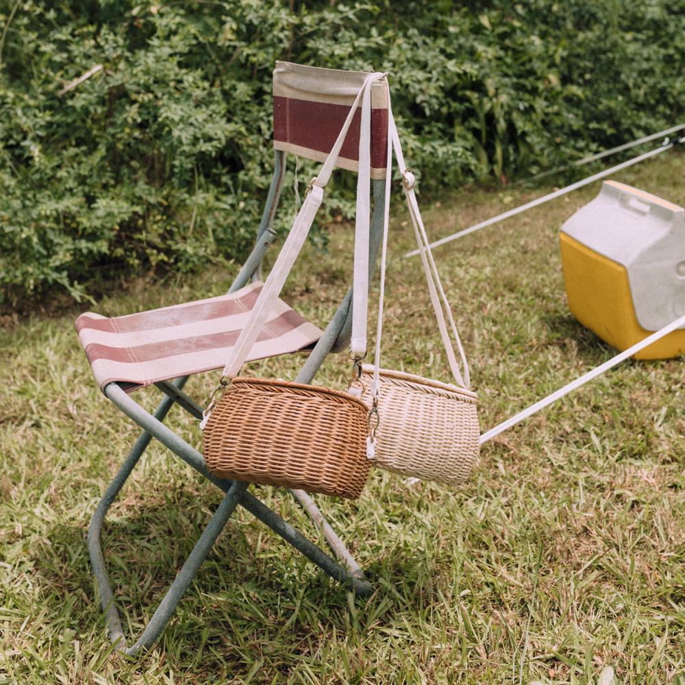 Mini Chari Rattan Bag - Straw - Image 5