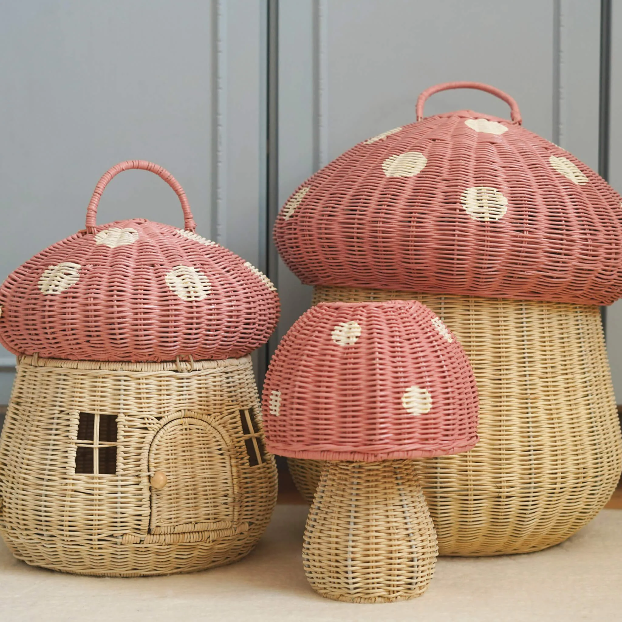 Mushroom Storage Basket - Musk - Image 3