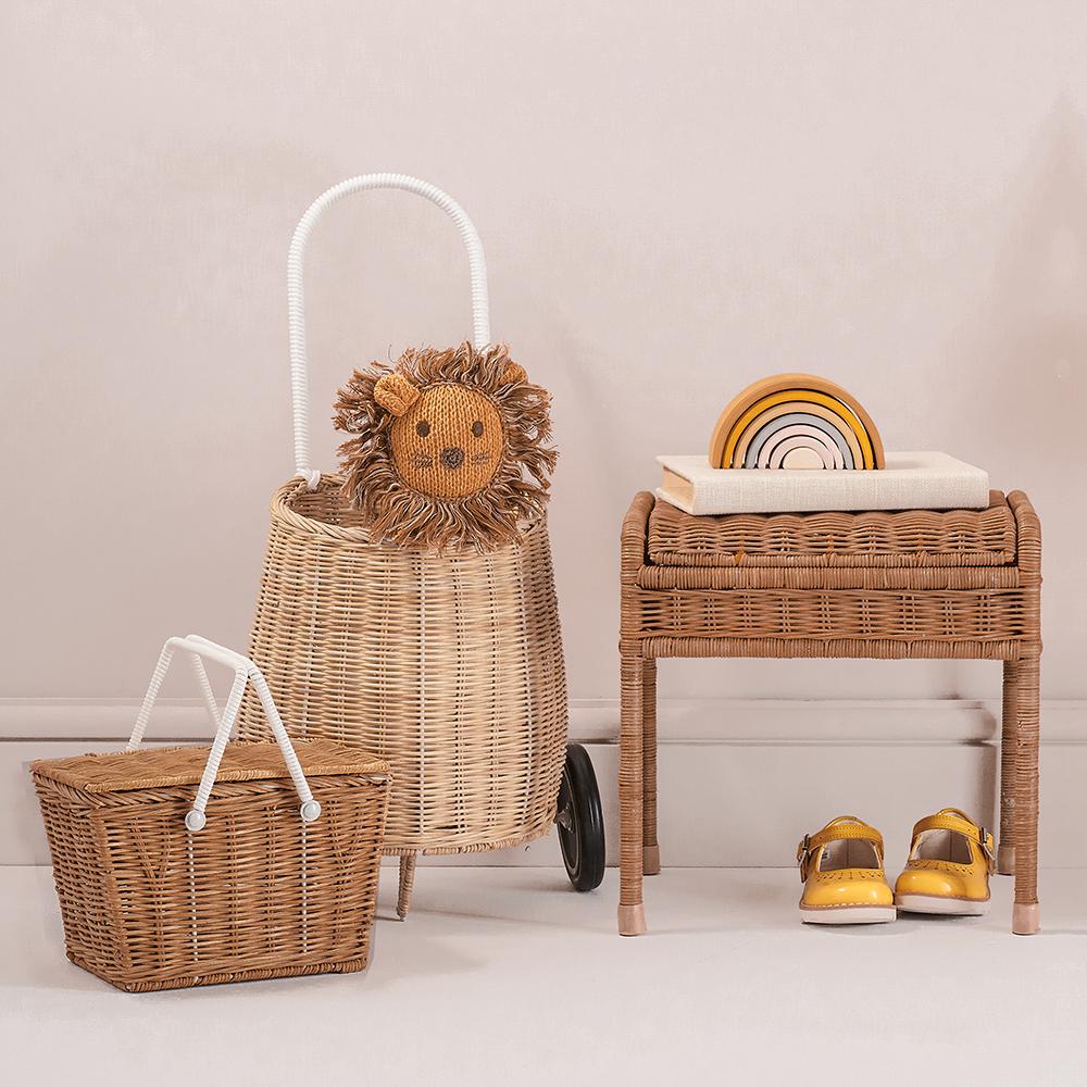 Piki Rattan Basket - Natural - Image 4