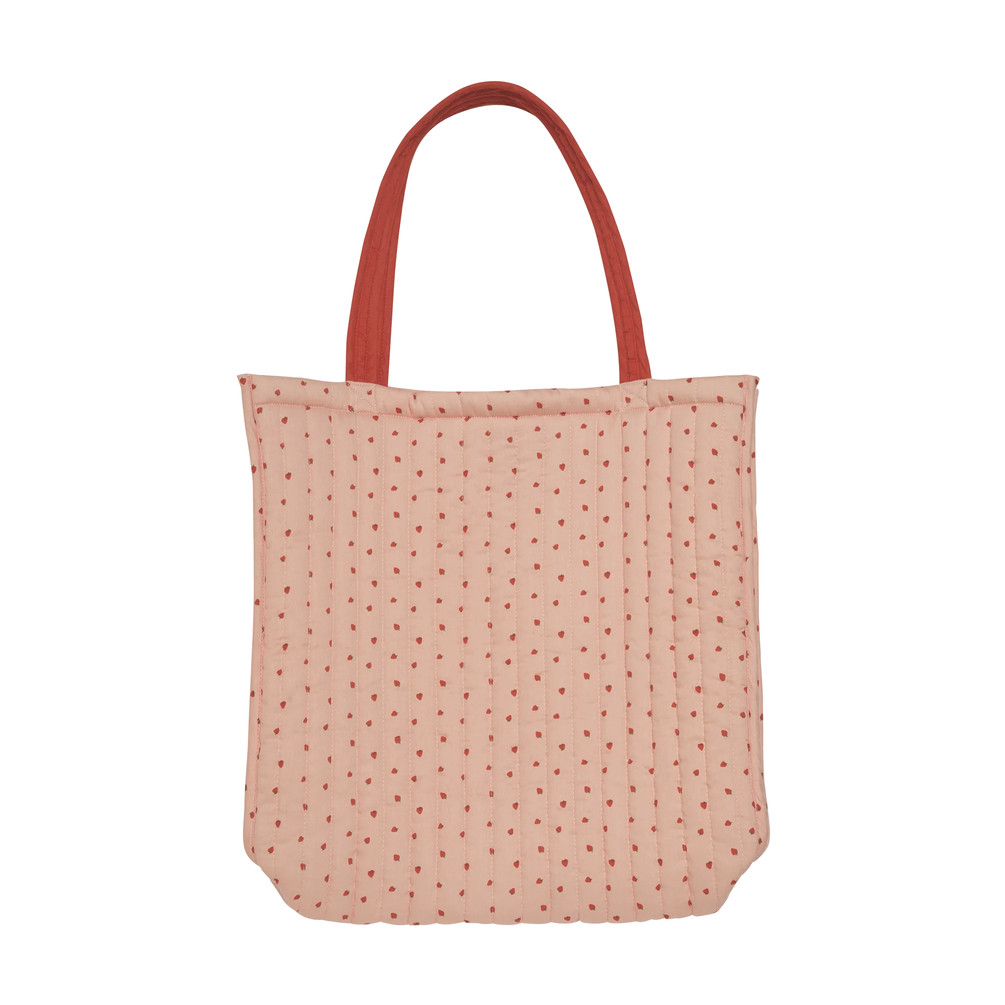 Quilted Tote Bag - Strawberry