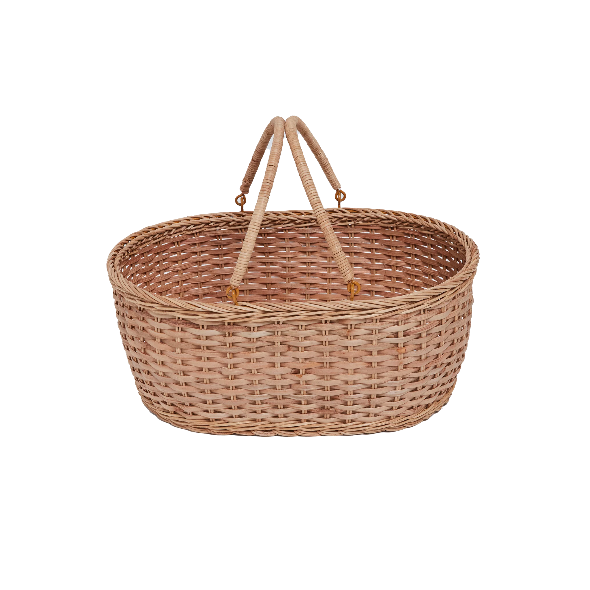 Rattan Basque Basket - Image 10