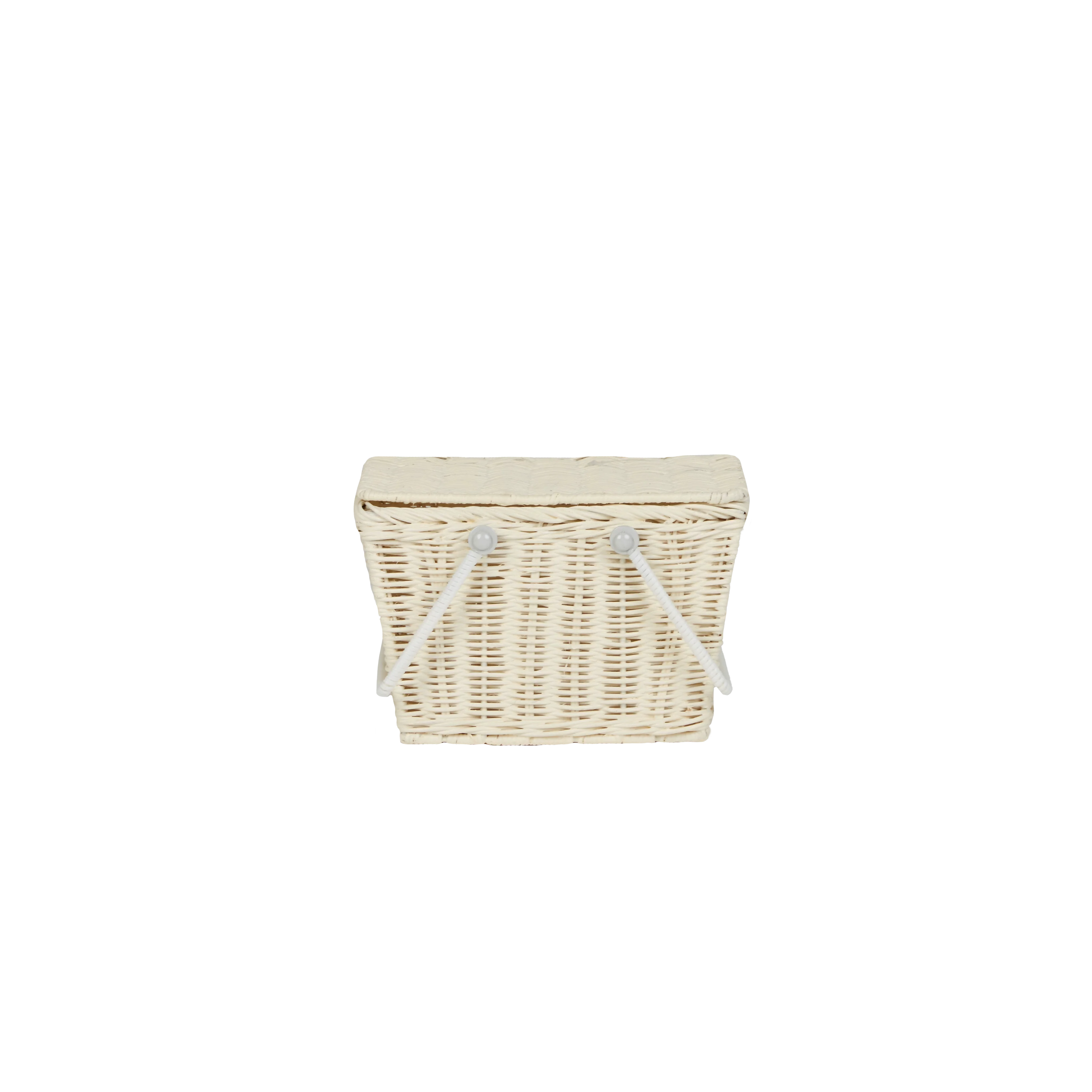 Piki Rattan Basket - Chalk - Image 6